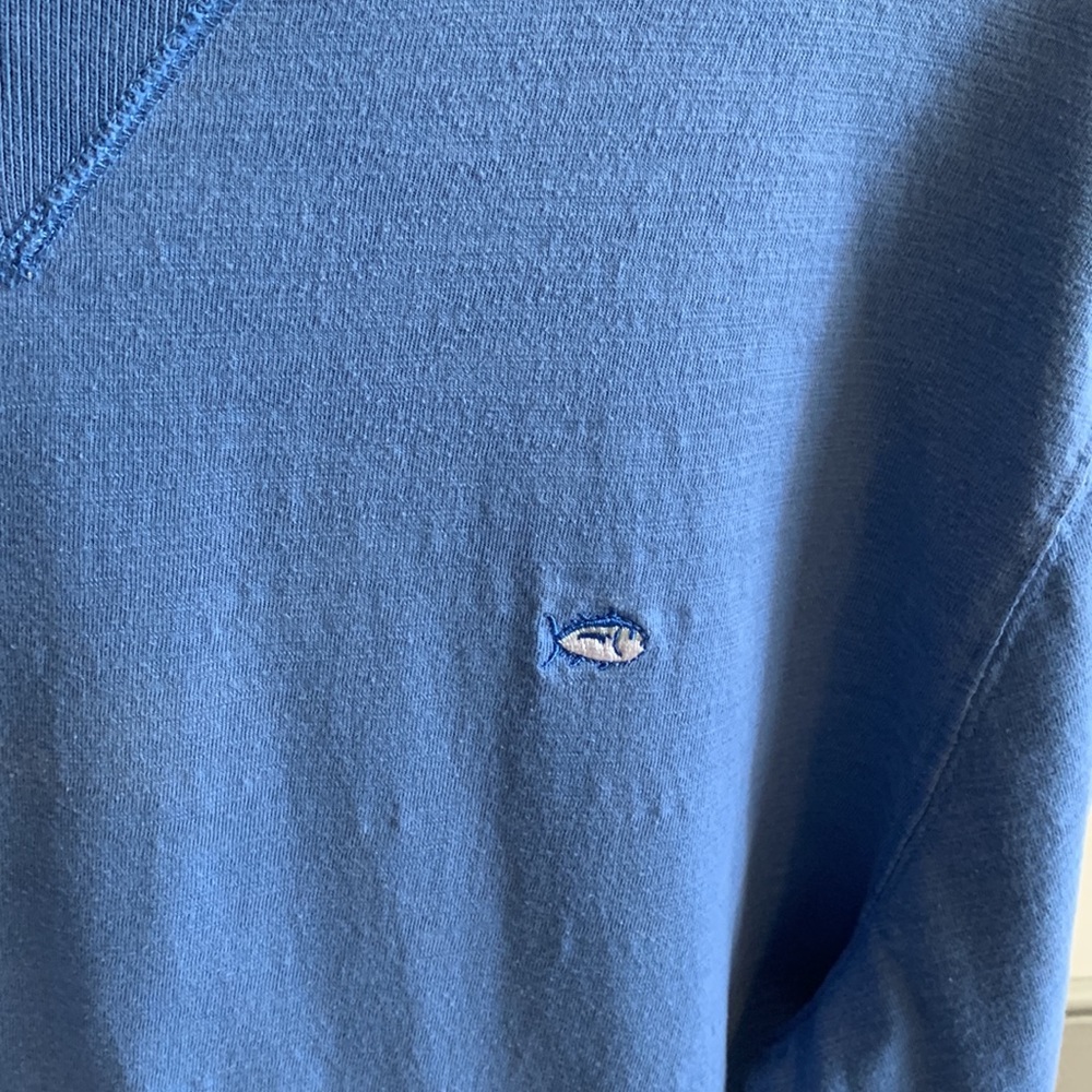 Southern Tide Blue Upper Deck Pullover - image 3